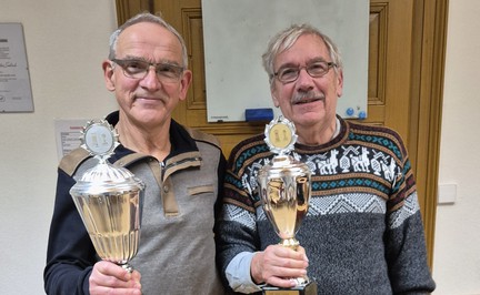 Pokalsieger Anton und Vereinsmeister Peter